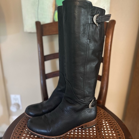 UGG Black Tall Boots - Picture 5 of 13